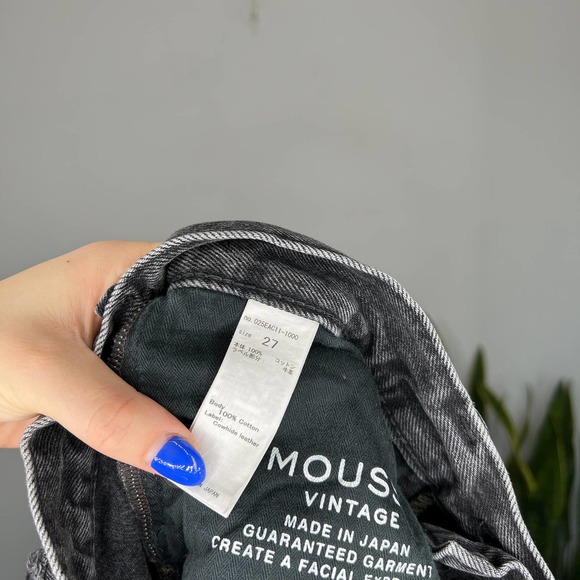 Moussy Black Vintage Distressed Jeans '025EAC11-1000' 27 Howlin Tapered - Picture 7 of 8